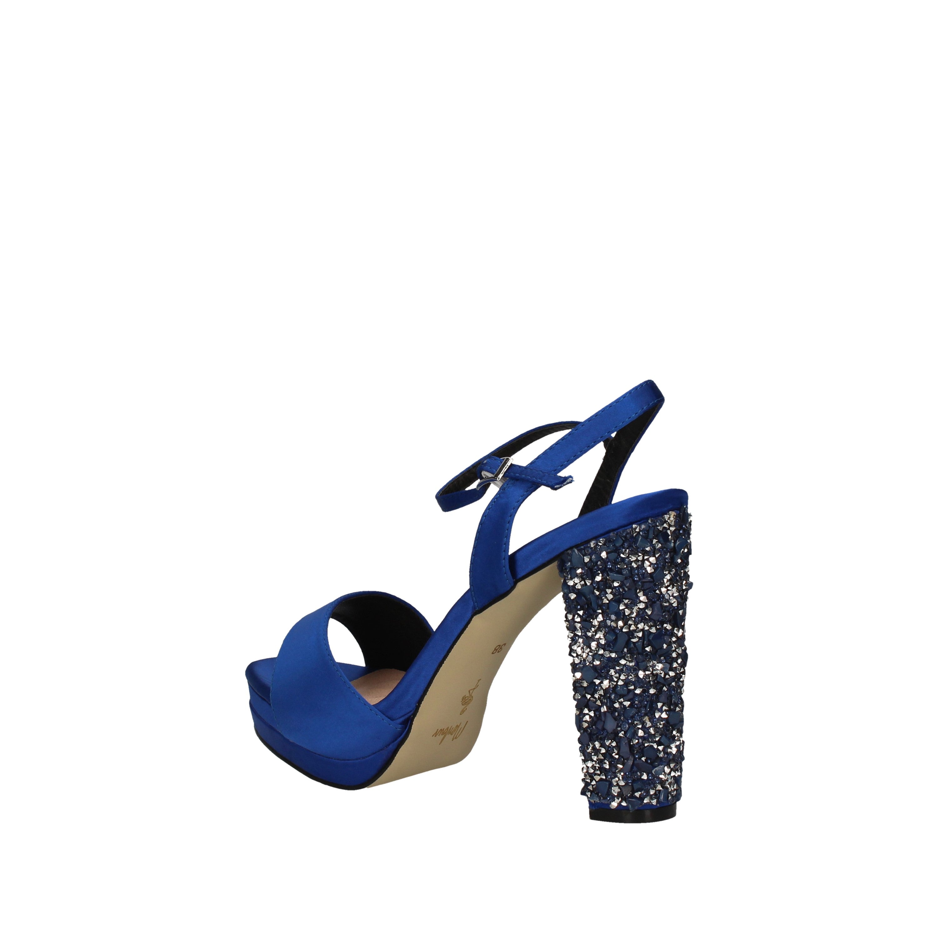 menbur sandali modello midnight con pietre blu 20279